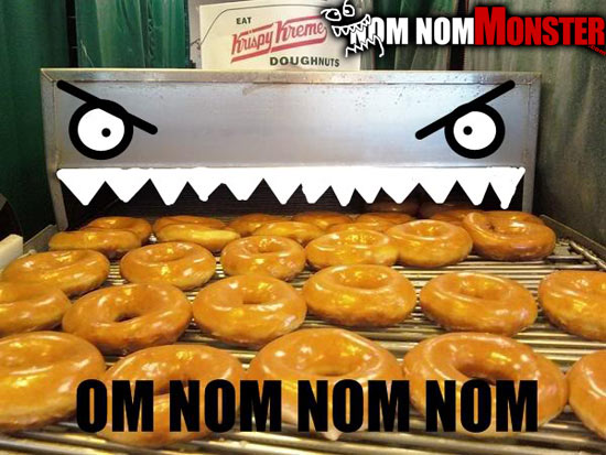Beware the Donut Eating Monster!