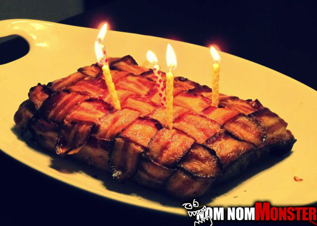 bacon-cake